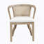 Chaise avec accoudoirs de salle à manger (ensemble de 2)