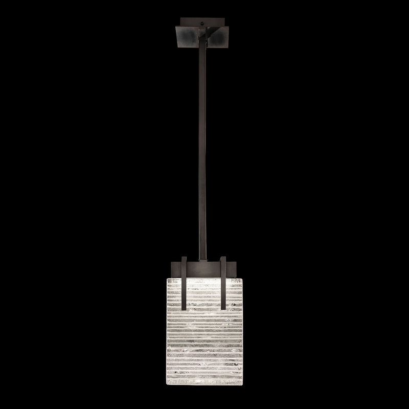 Terra 2 - Light LED Pendant, Black, 11" H x 7.75" W x 7" D