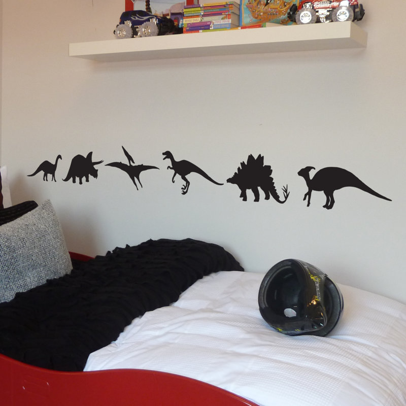 Animals Wall Decal, Black