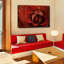 « roses is red », impression sur toile