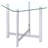 Linda Chrome 3-piece Coffee Table Set