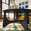 Table basse ronde en bois-1237054151