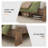 Rustic Queen Bed Frame with Headboard, Heavy-Duty Noiseless Platform Bed with Wood Slat Support, No Box Spring Needed-2036268505-2021940072