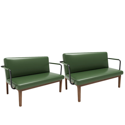 Banc rembourré en similicuir