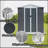 Outdoor Storage Sheds 6Ftx4ft Apex Roof Grey-119458099-119458104
