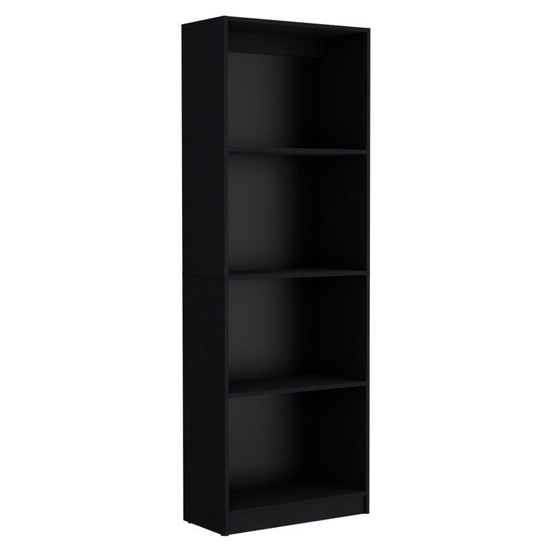 Bibliothèque, bureau, noir