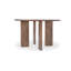 Lia Round Dining Table Dark Brown