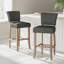 Soukup Linen Bar Stool Bar Height for Kitchen Island Cafe-824188714-1053335331