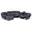 Canapé modulaire inclinable 6 pièces Dolphus