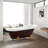 67" x 32" Clawfoot Soaking Bathtub