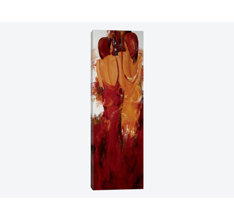 « deux », impression sur toile, H 48 po x l 16 po x P 1,5 po, Toile tendue