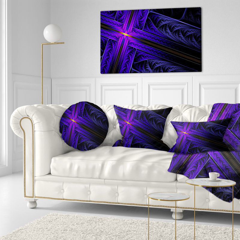 Coussin lombaire Abstract, Bleu