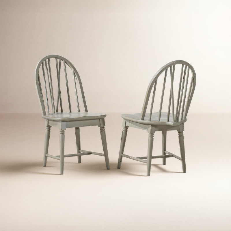 Country Living Vintage Market Windsor Side Chair, Gray
