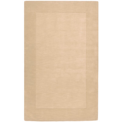 Dolma Khaki Beige Hand-Woven Wool Rug