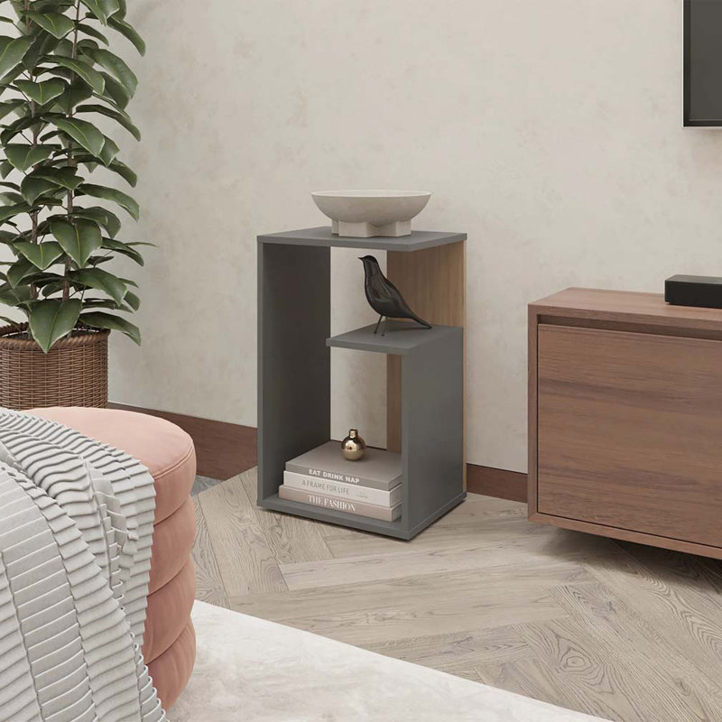 Table d'appoint Everet, Gris