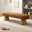 Banc de salle à manger pour la salle à manger, banc de chambre à coucher tapissé à l'extrémité du lit, repose-pieds Boucle pour le salon, pieds en bois avec tabouret de 64 po et capacité de poids de 300 lb-944998196-962765652-944998195