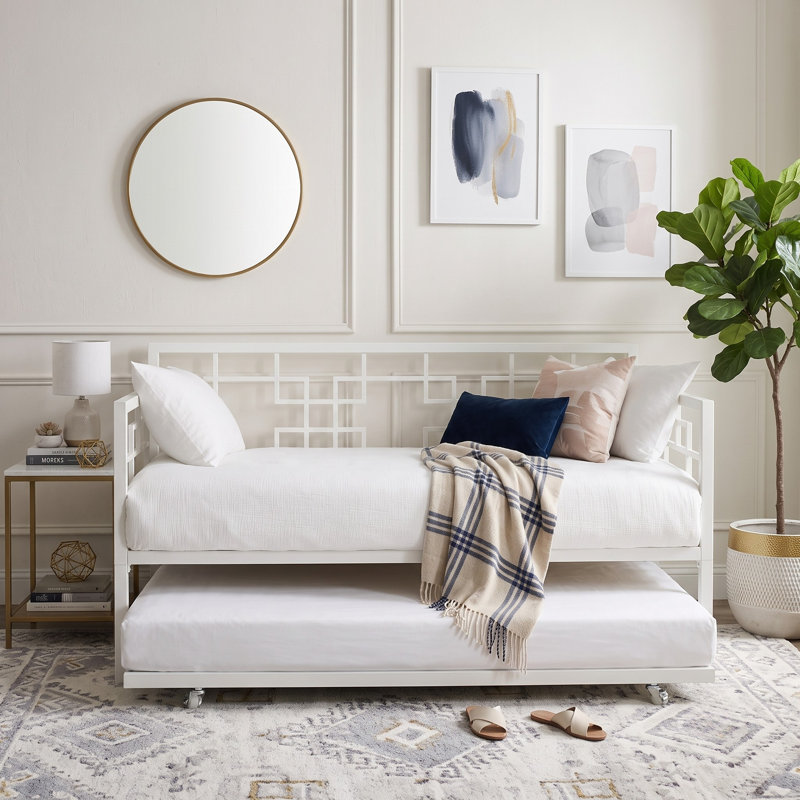 Lit de jour avec couchette Ekstrom, Blanc