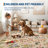 Farmhouse Floral Rug Washable Rug Non Slip Modern Scalloped Carpet, Soft Non Shedding Indoor Carpet, Low Pile Thin Foldable Printed Mat-713177632