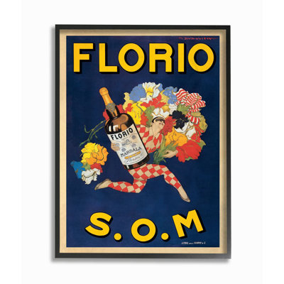 « florio rétro affiche drink » par marcello dudovich-impression