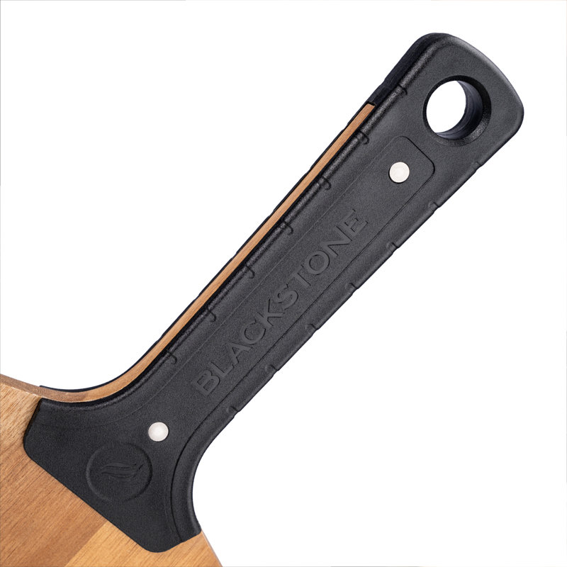 Blackstone 12'' Acacia Wood Pizza Peel with Plastic Handle