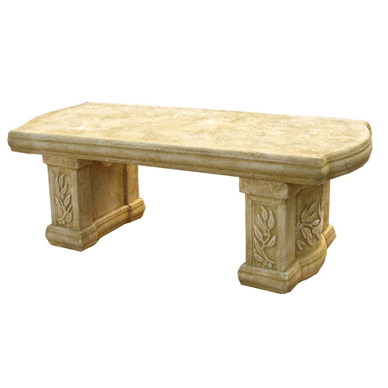 Olympus Cast Stone Bench