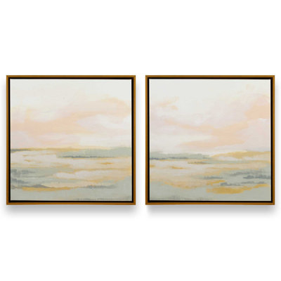 Ensemble de 2 champs de lumière pastel