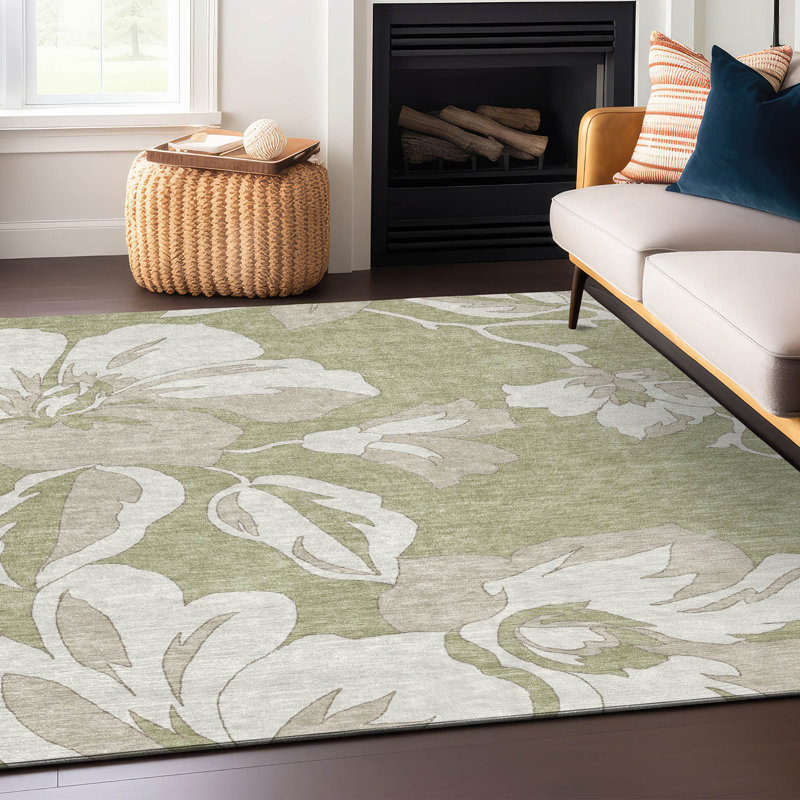 Tapis intérieur / extérieur lavable à la machine Malchow ACN857, Rectangle 2 pi 6 po x 3 pi 10 po