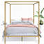 Toulouse Metal Canopy Bed Frame-59905132-59905131