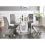 Scottsmoor Modern Halo Seat Round Dining Table Set - 4 Luxury Modern Dining Chairs-706364783-754271344-754271346