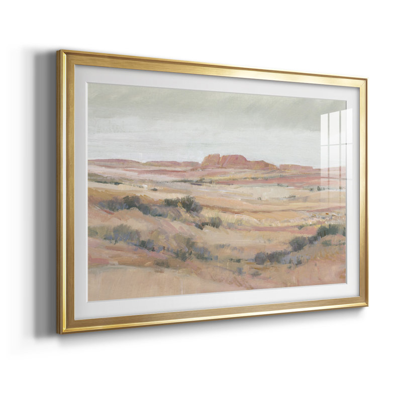 " Southwest Landscape ", Gold, 42.5" W x 30.5" H