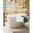 47'' Acrylic Freestanding Bathtub-Acrylic Soaking Tubs, White Bathtub, Oval Shape Freestanding Bathtub With Chrome Overflow And Pop-Up Drain CUPC Certificate