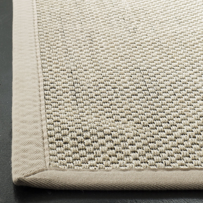 Tapis de couleur unie en fibre de sisal Chaim, Rectangulaire 3 pi x 5 pi