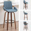Tabouret de bar et de comptoir pivotant Carruth-1005352227-1005352228
