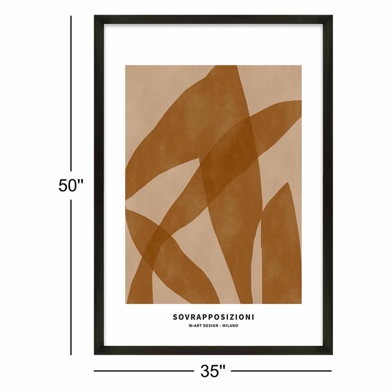 Zabini 4, reproduction d'art encadrée, Noir, H 50 po x l 35 po x P 1,25 po
