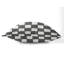 Checkered Slate Blue Throw Pillow-107834968-107834976