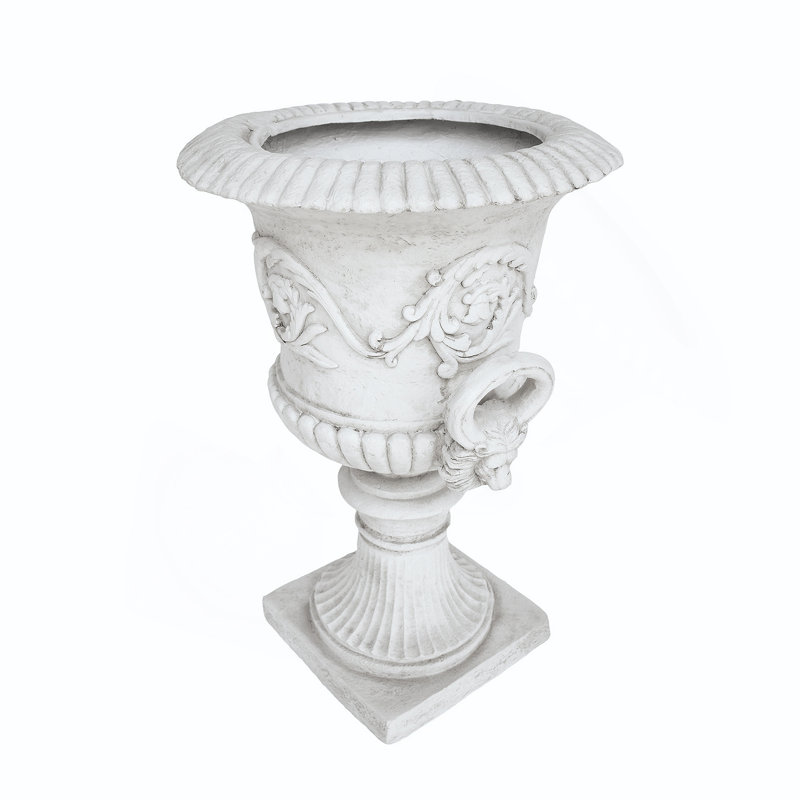 MGO GARDEN URN PLANTER, Antique White