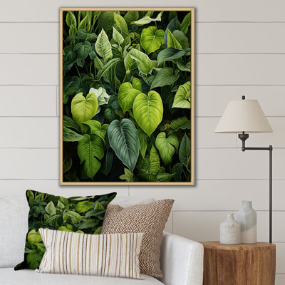 «Meticulous Tropical Botanical Plants I», reproduction d'art sur toile