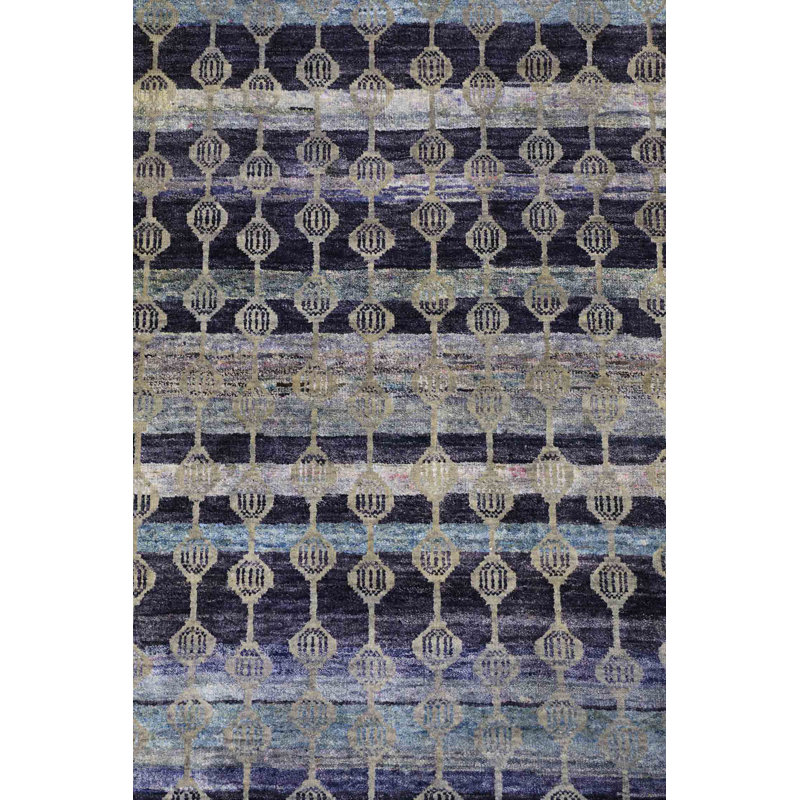 Silk Treasures Geometric Area Rug