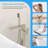 1 Handle Clawfoot Tub Faucet with Diverter-93644685