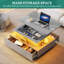  High Gloss Coffee Table With Drawer, Living Room Table Height Adjustable With 16 Colour LED-720611772