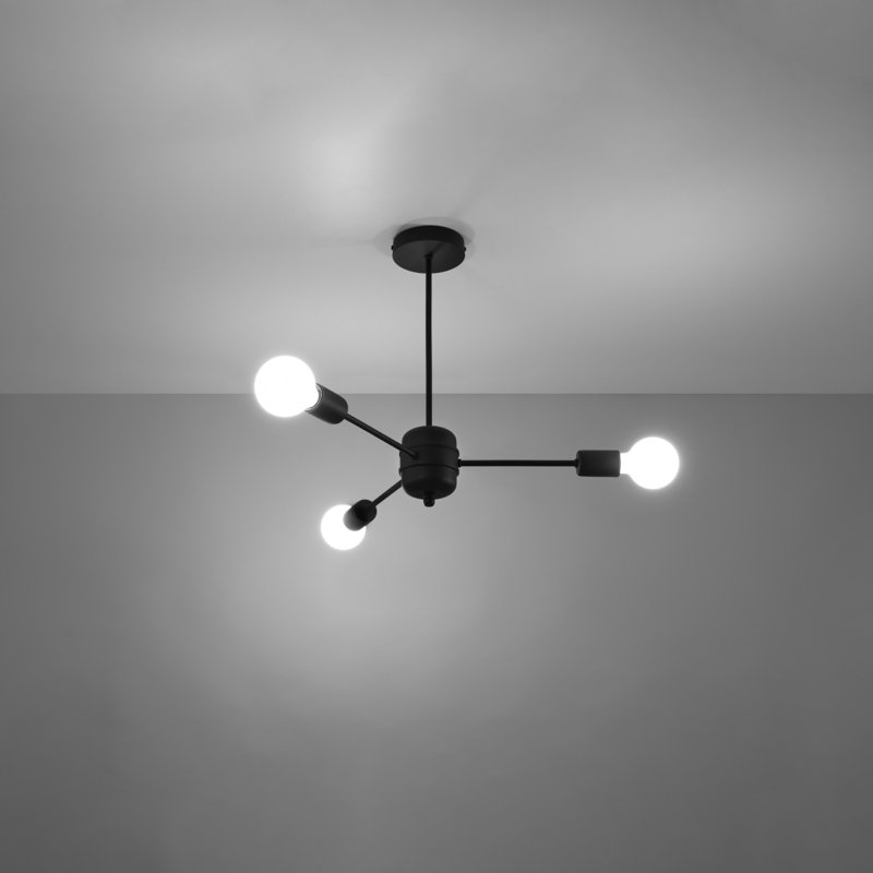 Bulb Pendant, 46cm H x 61cm W x 61cm D, 3 Lights