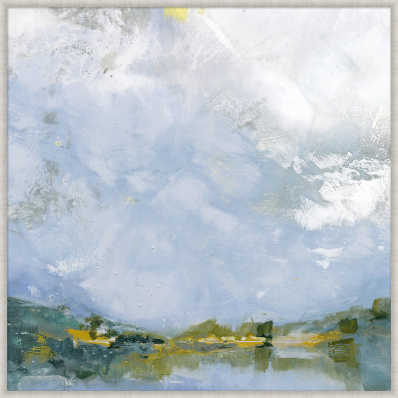 «Pond Early Evening», reproduction sur toile encadrée