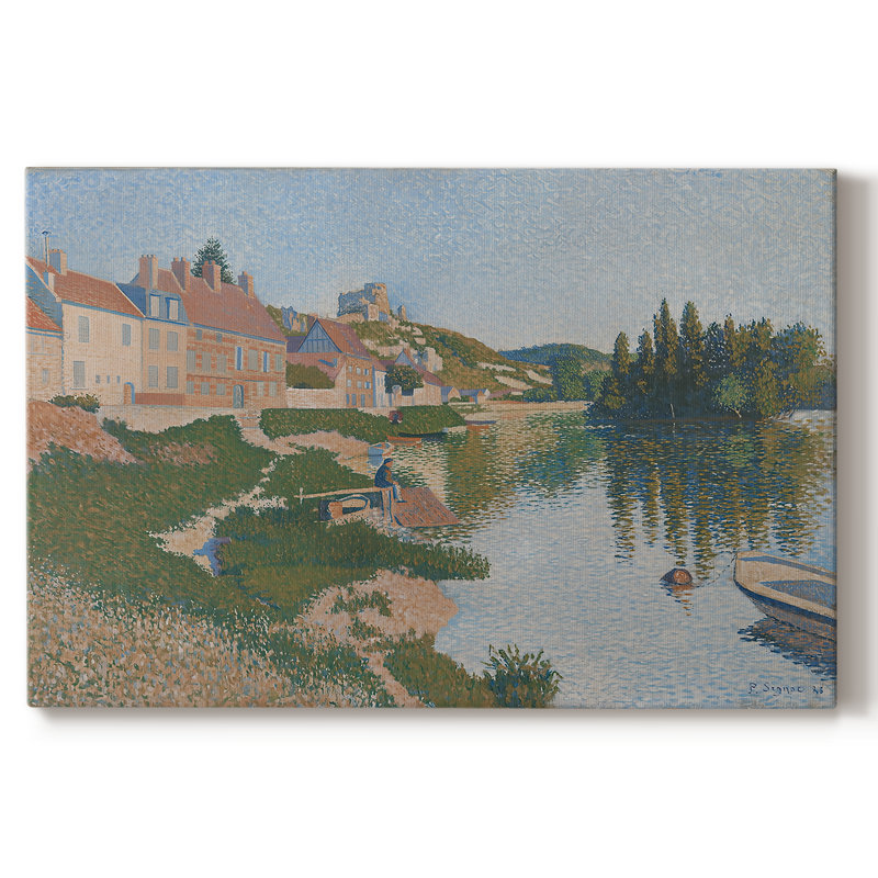 Les Andelys, Château Gaillard-Paul Signac-Gallery Wrapped Canvas-1886, 18x27
