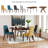 Jameila Extendable Solid Wood Base Dining Table