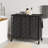 142L Laundry Hamper 3 Section with Lid-105505085