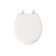 Lustra with Quick-Release Hinges Elongated Toilet Seat