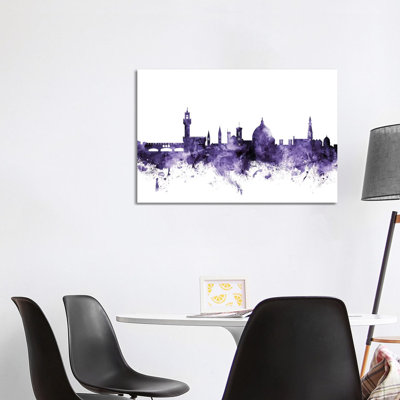 Florence, Italy Skyline by Michael Tompsett - 1 Piece Wrapped Canvas Painting