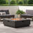 WELLINGTON 40” SQUARE FIRE PIT-50-862363468