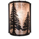 Rustic Lodge 1 - Light Flush Mounted Sconce