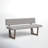 Mukai Polyester Upholstered Bench-1932116266